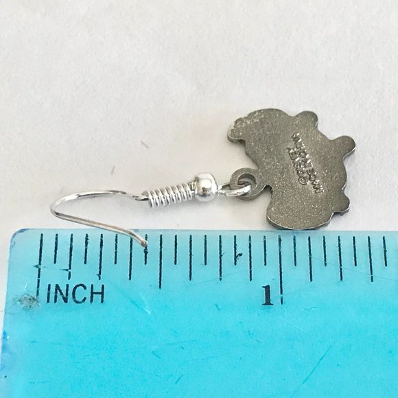 Vintage Disney Lilo & Stitch Earrings Disneyana Aulani Ohana Hawaii Charm - Picture 6 of 7